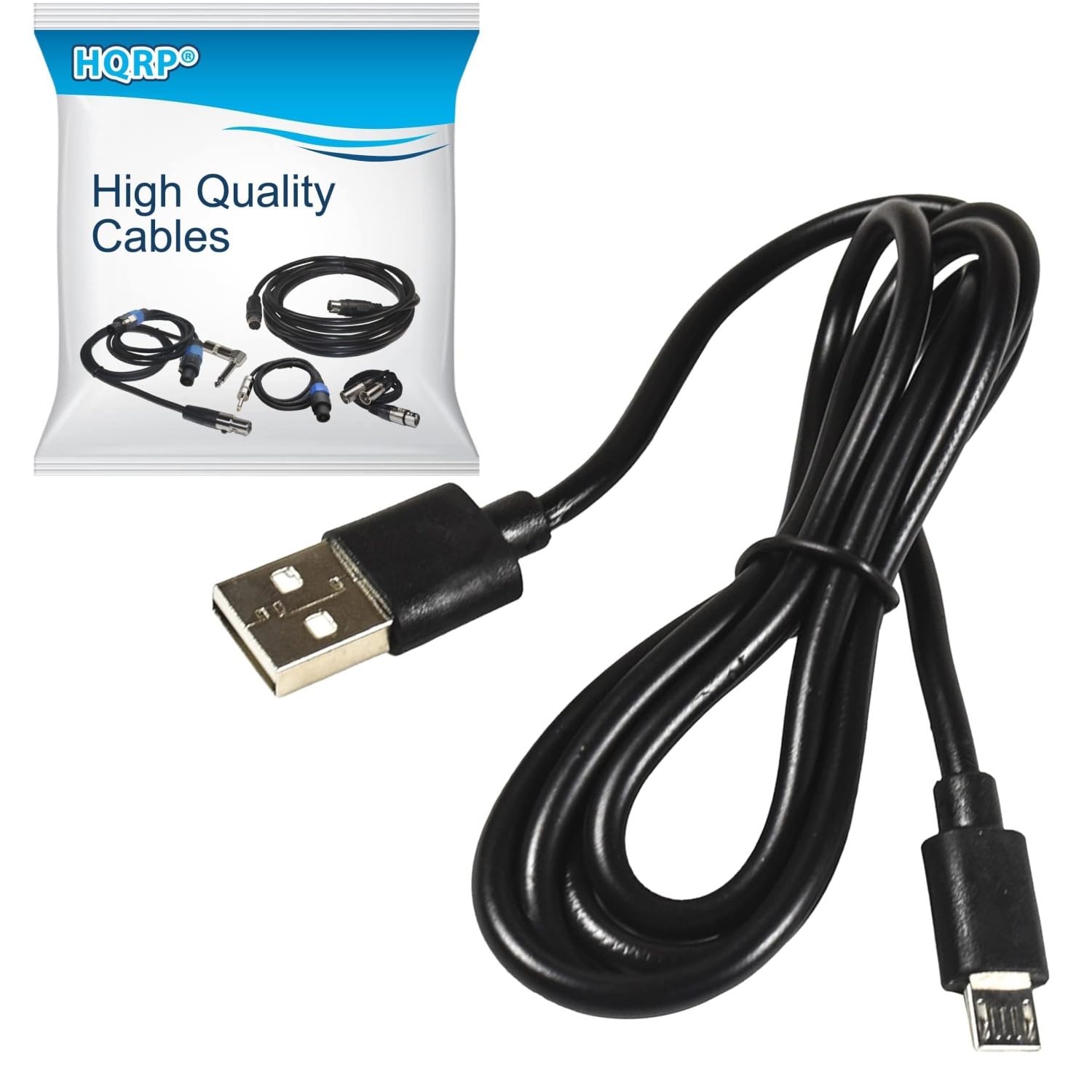 Amazon.com: HQRP USB to Micro USB Cable/USB Charging Cable